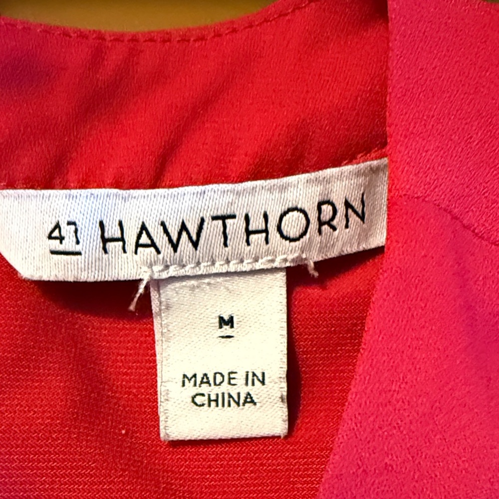 41 Hawthorn Bright Red Sleeveless Blouse - Picture 2 of 4